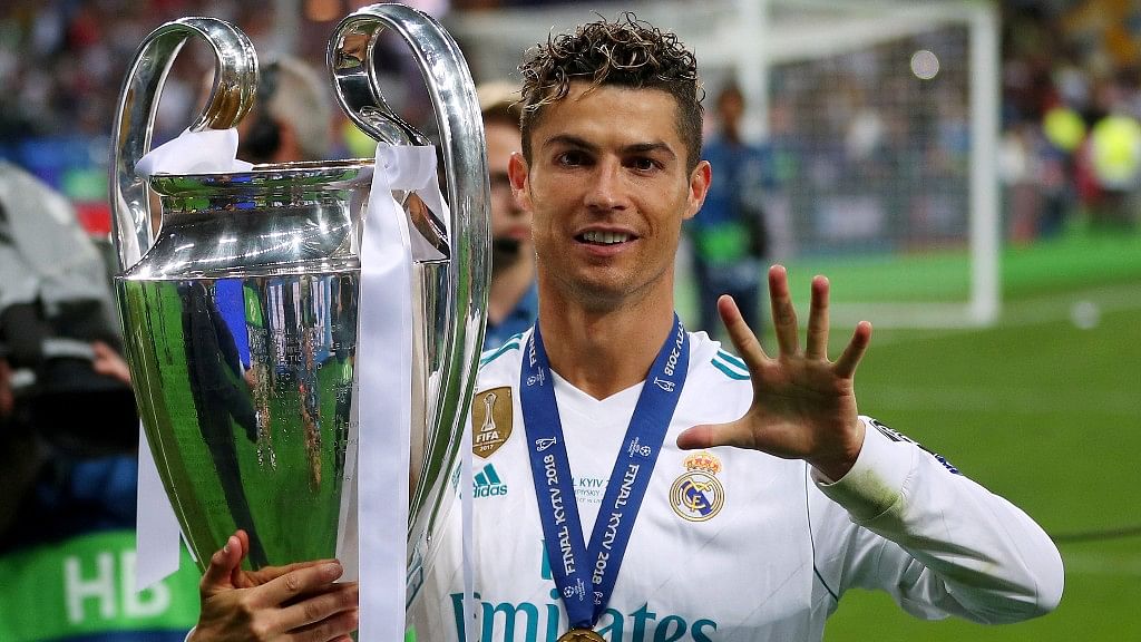 Ronaldo joined Real from Manchester United in 2008 for a then world record 80 million pounds.