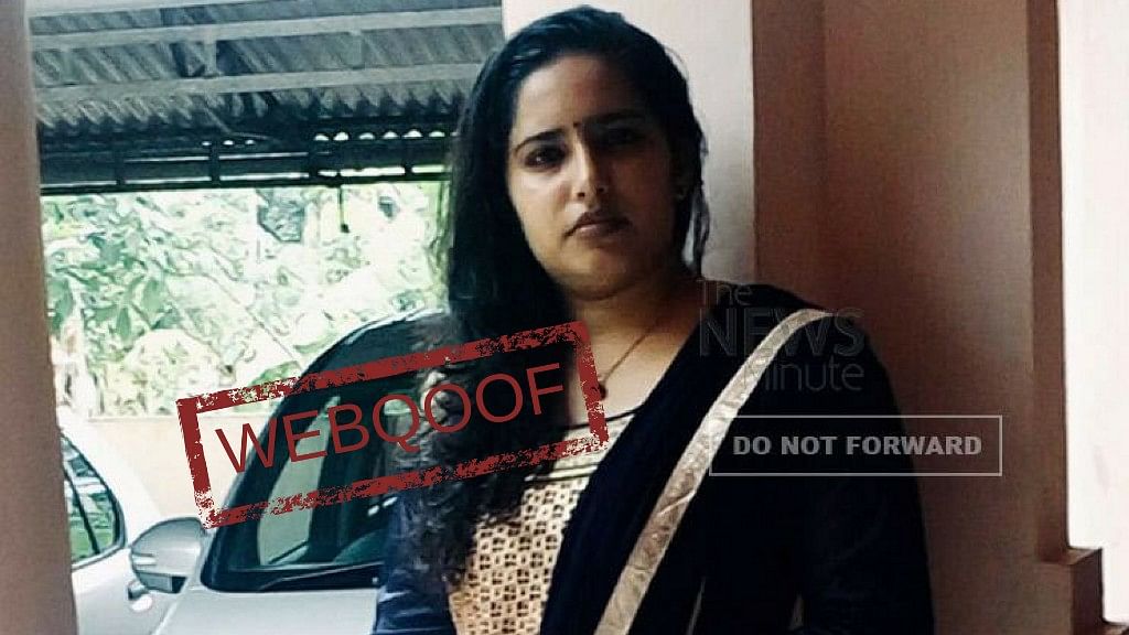 Pathanamthitta-native Dr Anju Ramachandran’s image has been falsely embroiled in the Kerala Orthodox church sex-for-silence case.