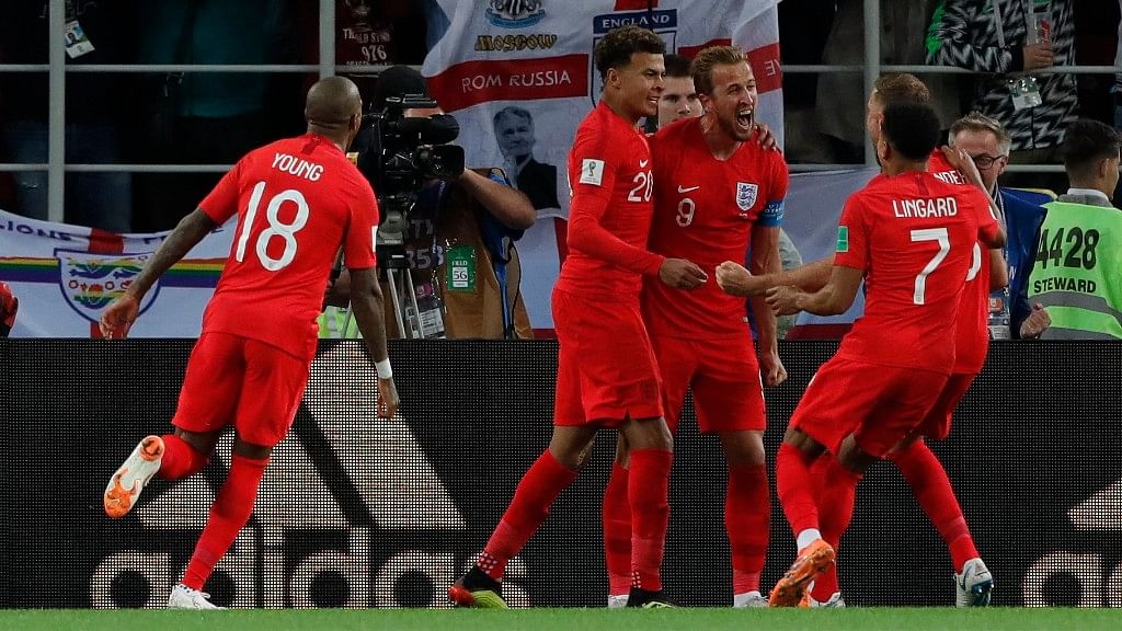 Harry Kane scored his sixth goal of the tournament.