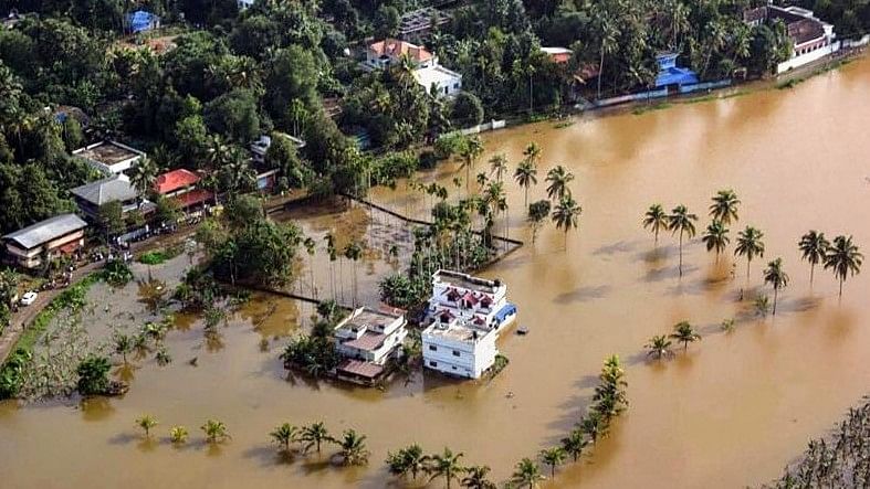 Kerala struggles to cope with floods that have inundated half the state and left at least 79 people dead.