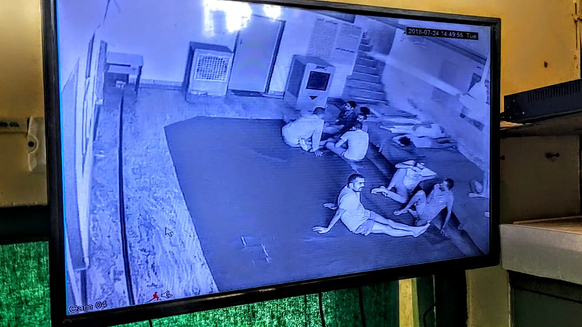 The hall at Better Life centre where drug addicts sleep, doesn’t have beds for each patient.