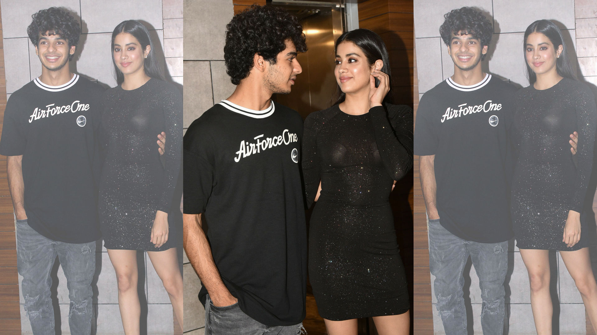 Ishaan and Janhvi were all smiles at the <i>Dhadak </i>success party.