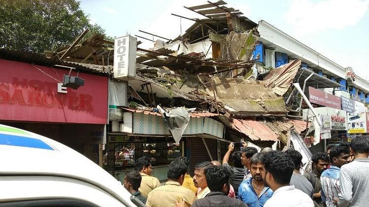 The building in Palakkad, Kerala collapsed on 2 August afternoon.