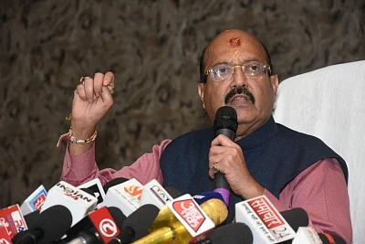 Rajya Sabha MP Amar Singh. (Photo: IANS)