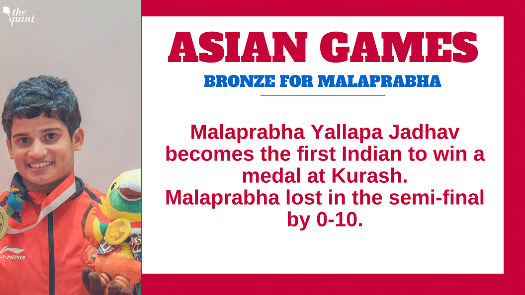 Malaprabha Yallappa Jadhav clinched India’s first-ever Asian Games medal in Kurash.