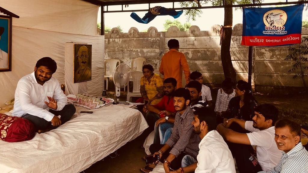 Hardik Patel is on the third day of his indefinite hunger strike.