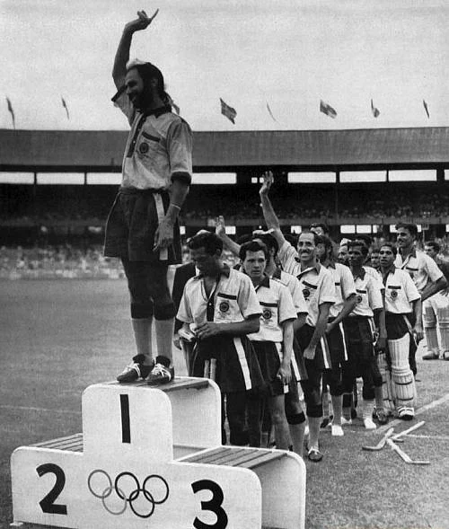 pics 1948 Olympics Hockey Team India Players the quint