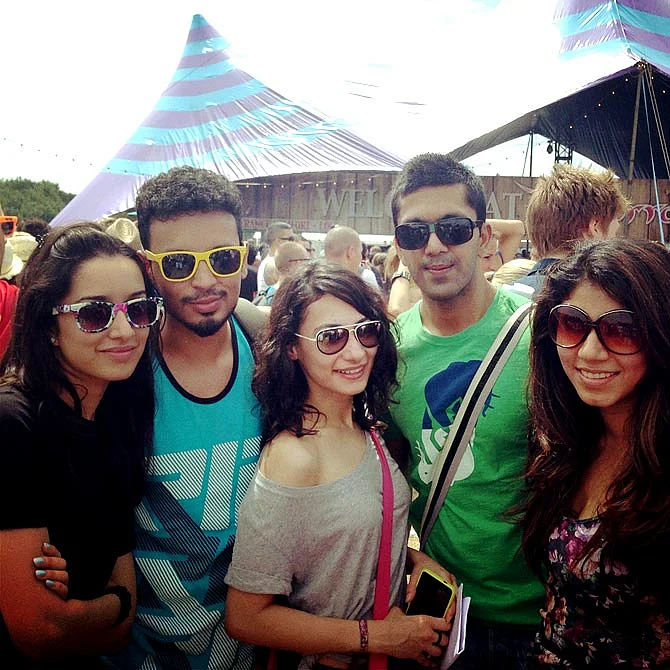 Shraddha Kapoor along with Rohan Shrestha in Belgium attending the Tomorrowland music festival. 