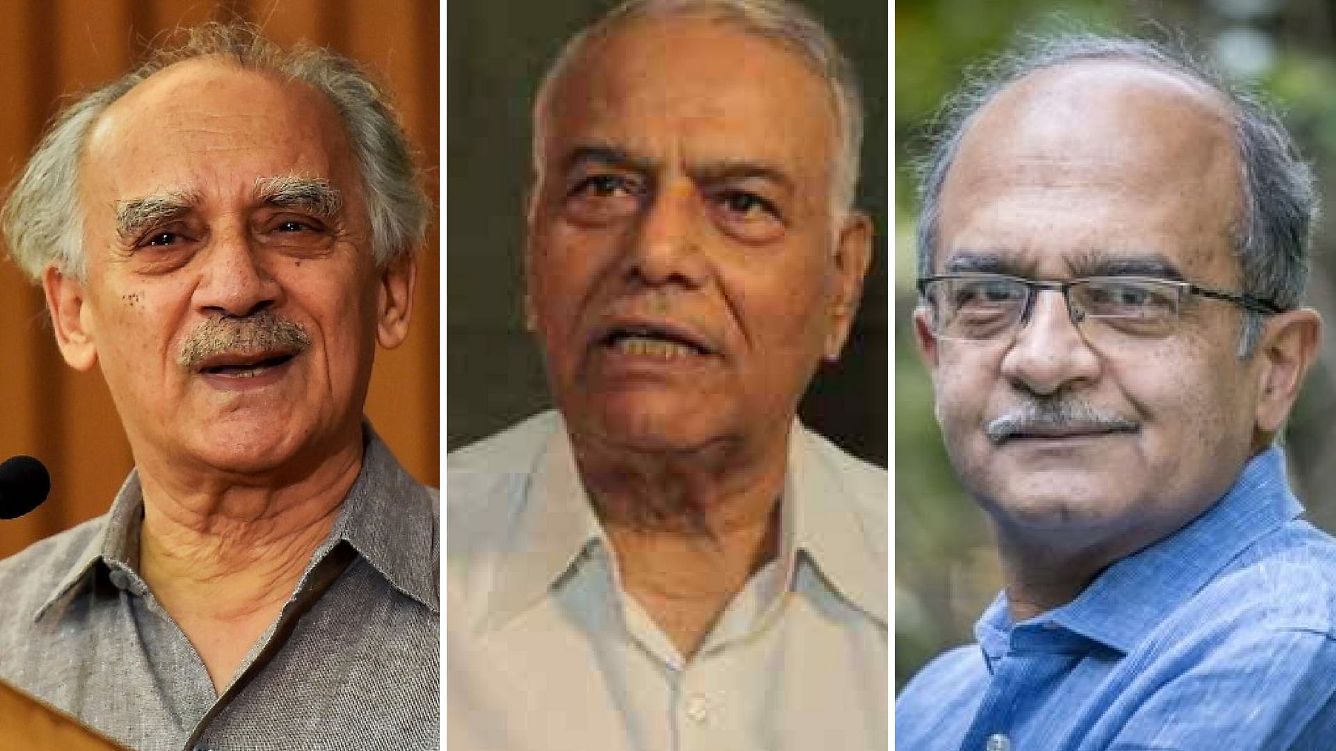 Arun Shourie, Yashwant Sinha and Prashant Bhushan held a press conference on Rafale deal on 8 August.