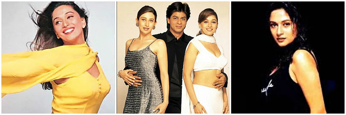 Manish Malhotra styled Karisma Kapoor, Madhuri Dixit and Shah Rukh Khan for <i>Dil Toh Paagal Hai</i> in the year 1997. 