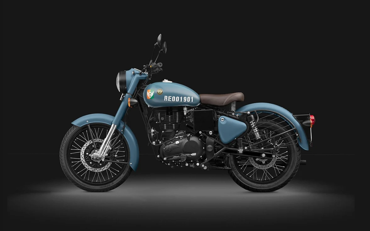 The Royal Enfield Classic Signals 350 gets a unique ID number for each unit. 