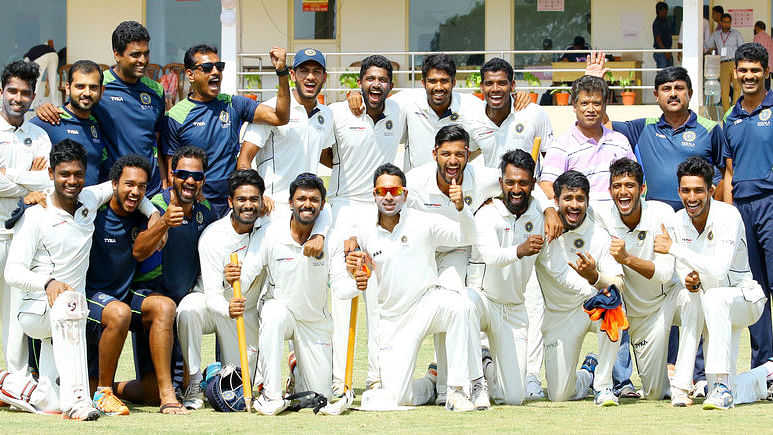 File picture of the Kerala Ranji trophy team.