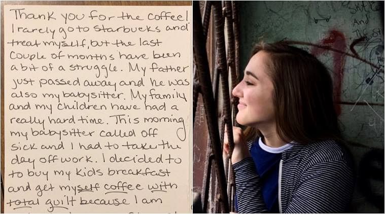 A 19-year-old Ohio student, Mackenzie Mauller, paid for a stranger’s coffee &amp; was surprised by the response she got.