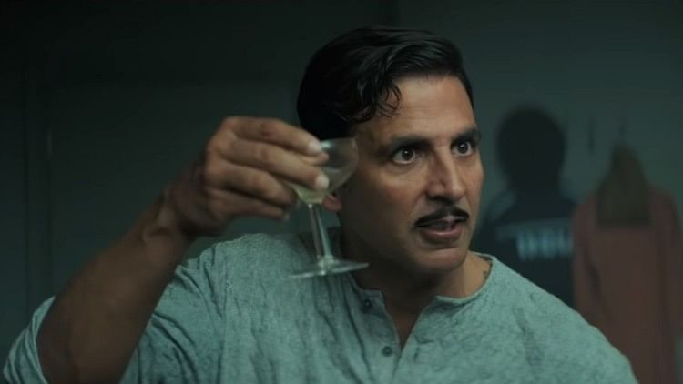 Akshay Kumar in a still from the  trailer of <i>Gold.</i>