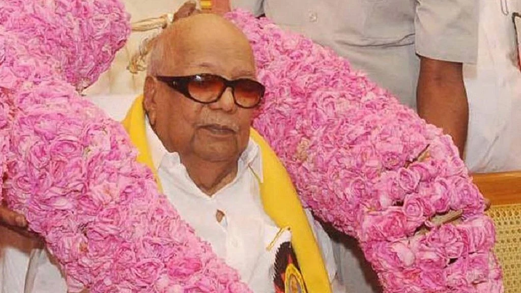 File image of DMK President M Karunanidhi.