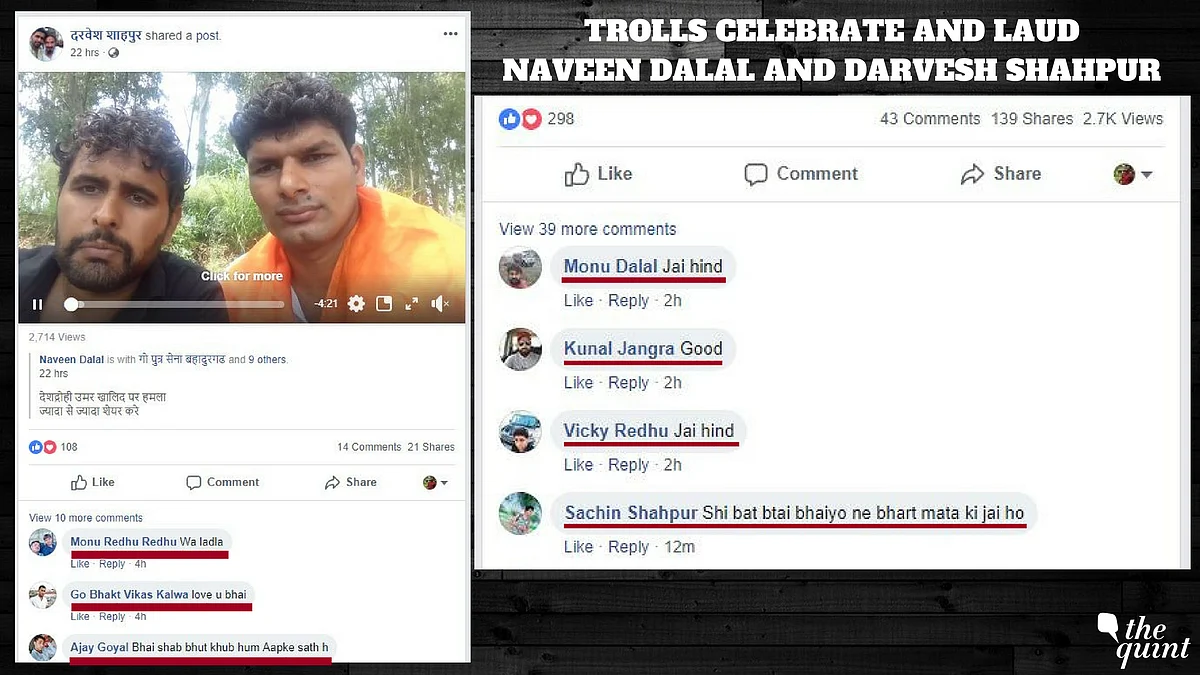 “Good”, “Jai Hind” and “Love you, bhai”: Just some comments in praise of the two men.