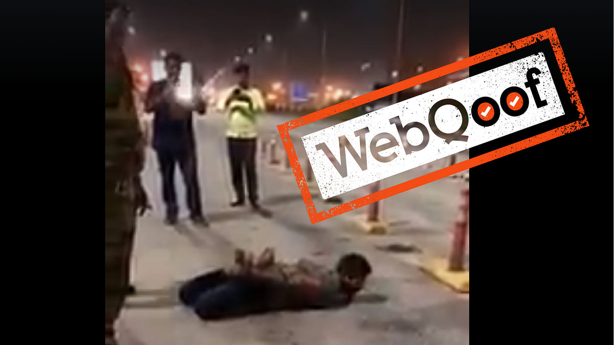WebQoof: Video of  Police Nabbing “Terrorist” in Jaipur is Fake 