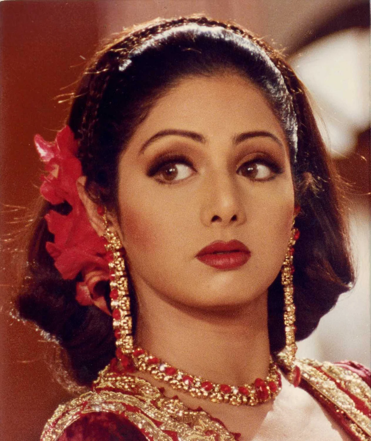Sridevi in film Judaai in the year 1997. 