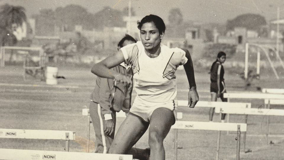 File picture of Indian sprinter PT Usha