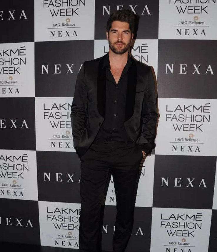 Canadian actor Nick Bateman at LFW Day 1.