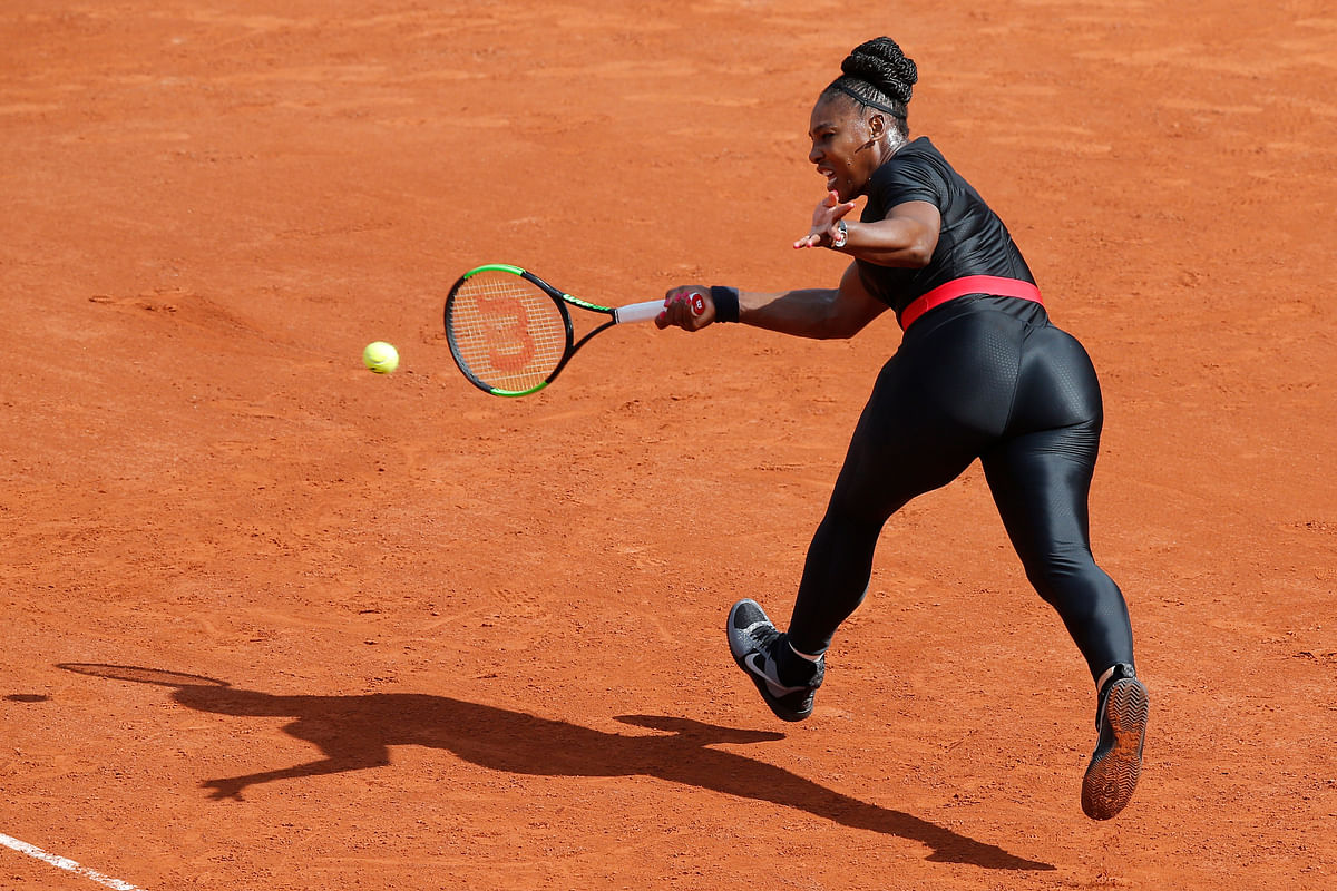 Serena Williams will be banned from wearing her ‘Black Panther’ catsuit again at the French Open after Roland Garros