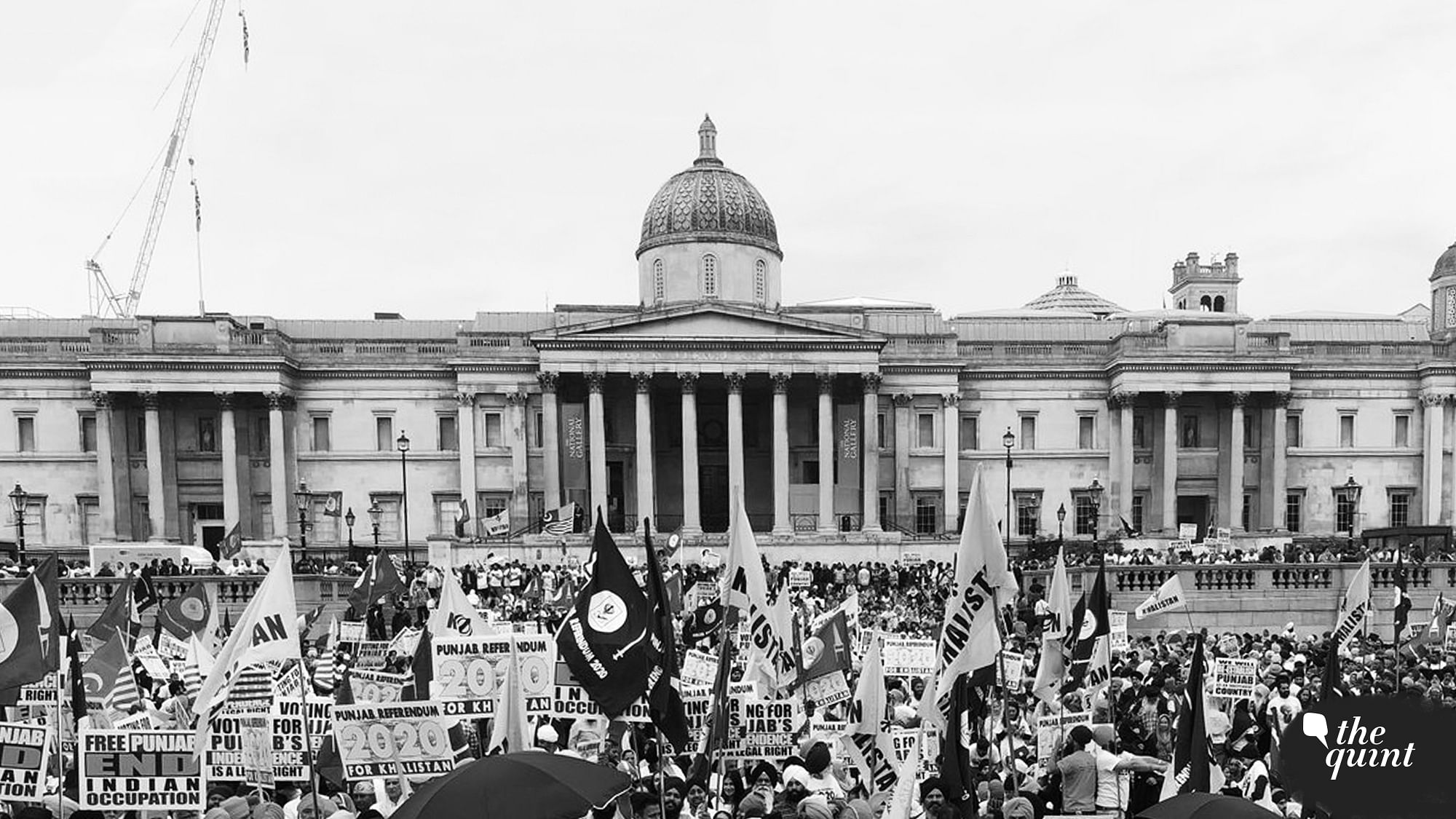 An image shared by the organisers of the ‘Referendum 2020’ rally, held in London on Sunday, 12 August.