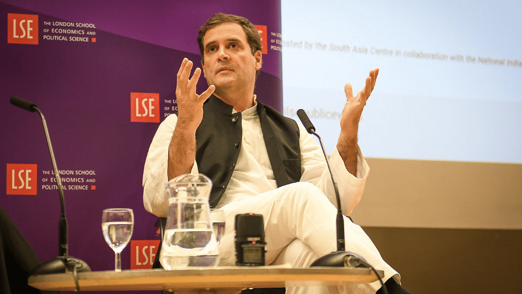‘2019 Will Be a Battle of Ideologies’: Rahul Gandhi  at LSE