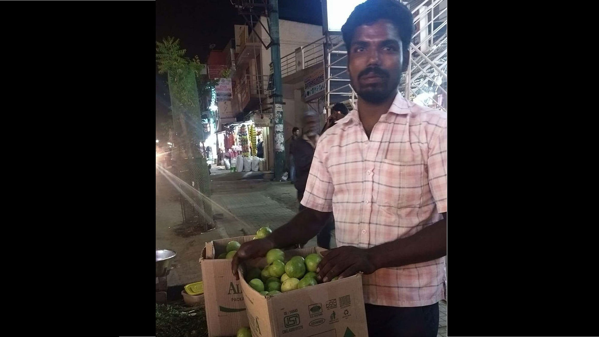 A guava seller gives everything that he had.&nbsp;