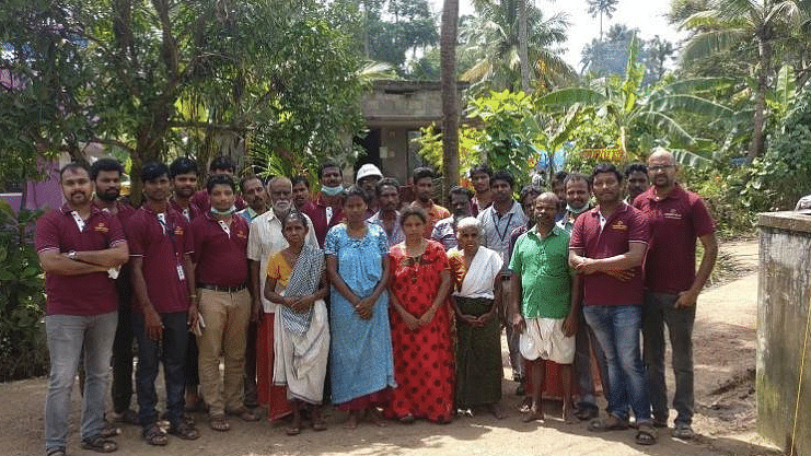 The team also went to Chalakudy to electrify an orphanage which had been affected by the floods.