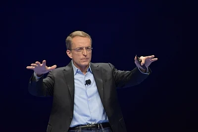 Las Vegas: VMware CEO Pat Gelsinger during his keynote address at "VMWorld 2018" conference in Las Vegas on Aug 27, 2018. (Photo: IANS)
