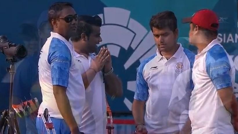 India beat Chinese Taipei 230-227 in the men’s semi-finals.