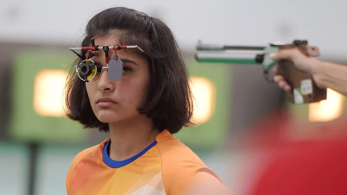 Manu Bhaker failed to finish on the podium of the 25m pistol event.