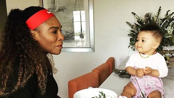 File photo of Serena Williams and her daughter Alexis Olympia Ohanian Jr.