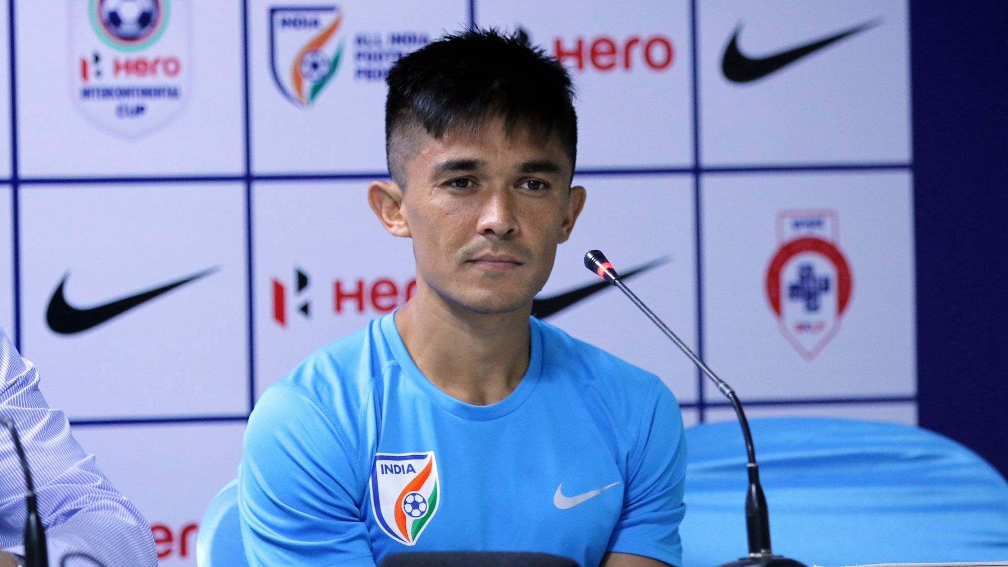 India captain Sunil Chhetri said the football team needs to be given a chance to perform. 