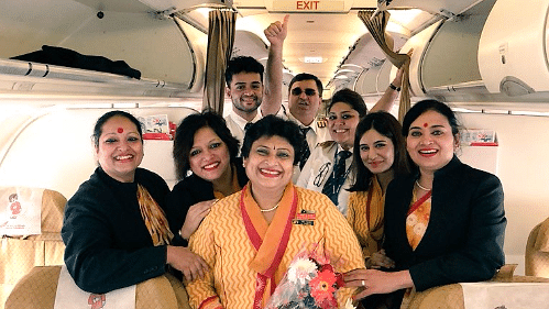 Pooja Chinchankar bid farewell after 38 years of service in Air India.