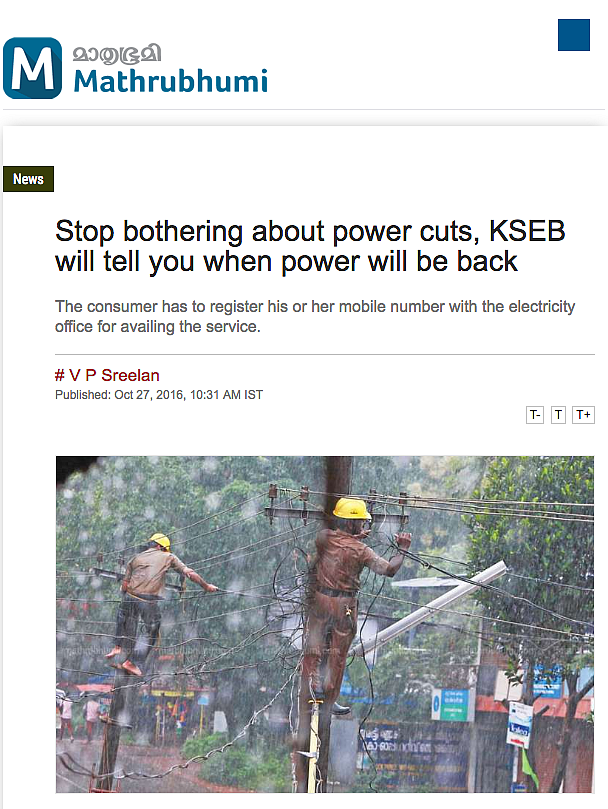 Fake! Photo of Men Repairing Wires Is Not From Kerala Floods