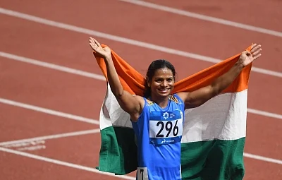 Dutee Chamd of India (Xinhua/Pan Yulong/IANS)