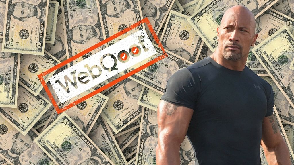 Dwayne ‘The Rock’ Johnson’s verified Facebook page makes no mention of these giveaways.