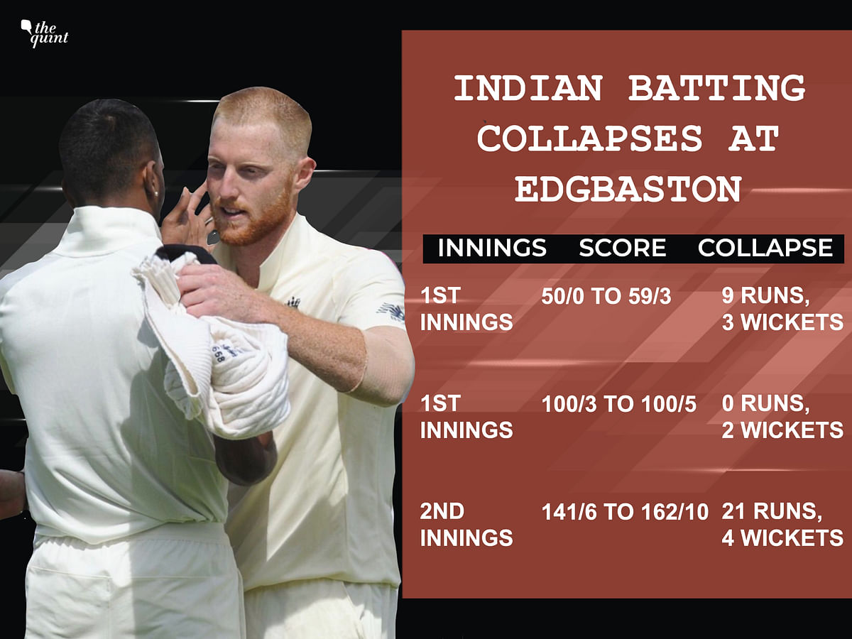 Stats: Four reasons why India lost the first Test to England.