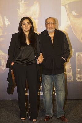 Mumbai: Director J.P. Dutta with his daughter Nidhi Dutta at the trailer launch of his upcoming film "Paltan", in Mumbai on Aug 2, 2018. (Photo: IANS)