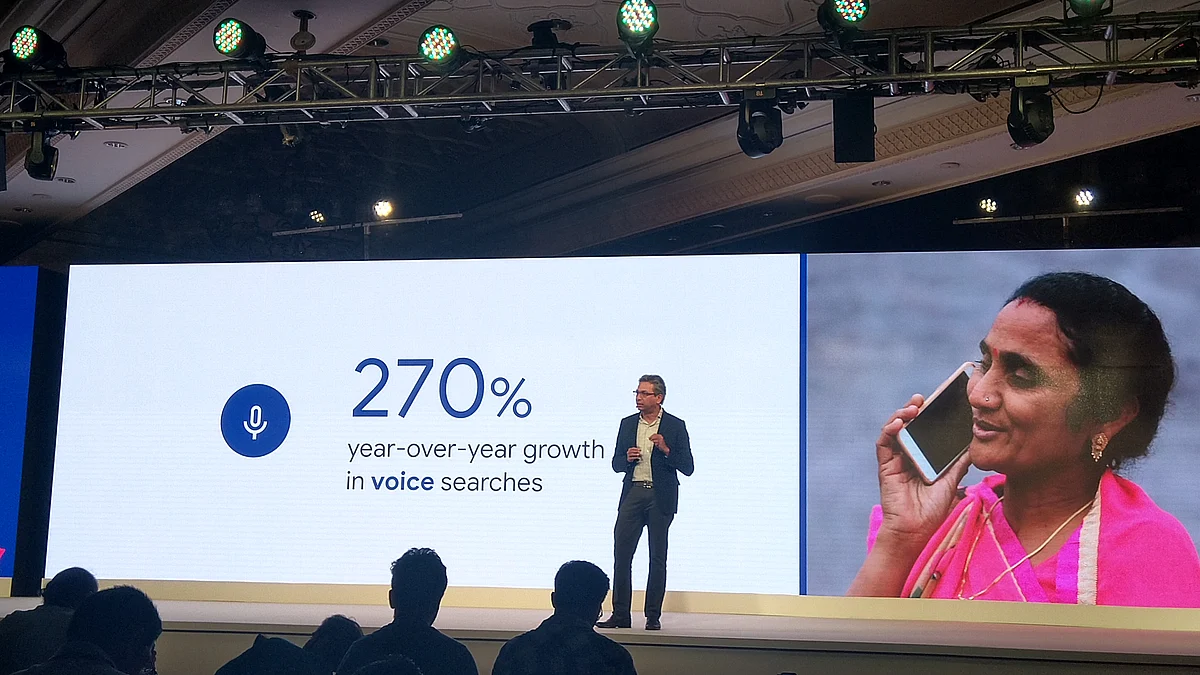 Voice search is booming in the country. 