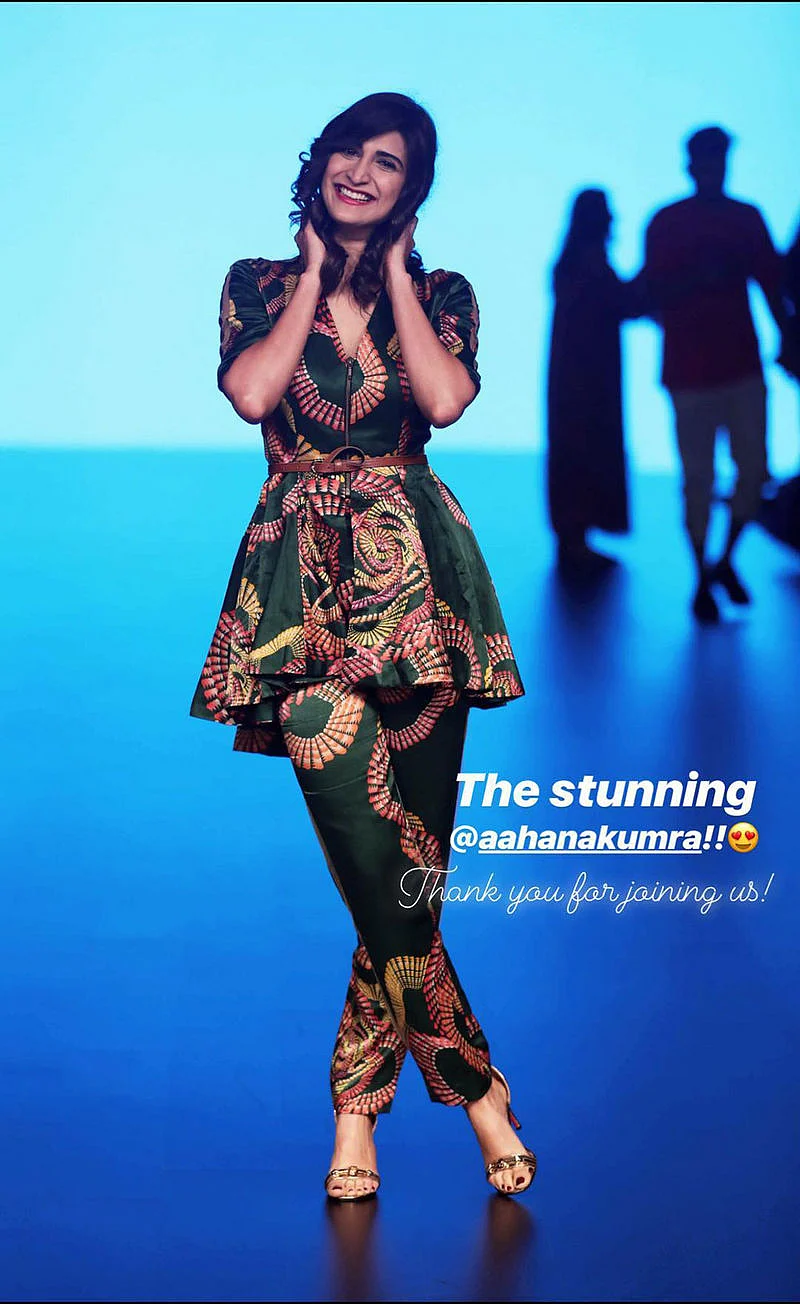Aahaana Kumra looked quite cute indeed! 