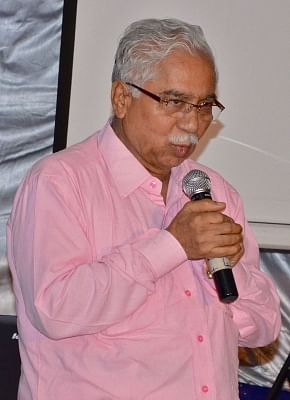 Sahitya Akademi President Chandrashekhar Kambar.