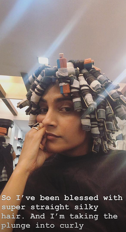 A snapshot from Sonam Kapoor’s Insta stories. 