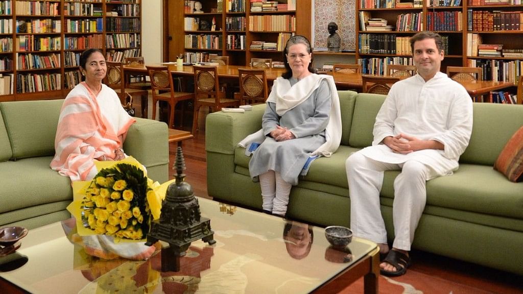 West Bengal chief minister met Congress leader Sonia Gandhi and President Rahul Gandhi on Wednesday, 1 August.&nbsp;