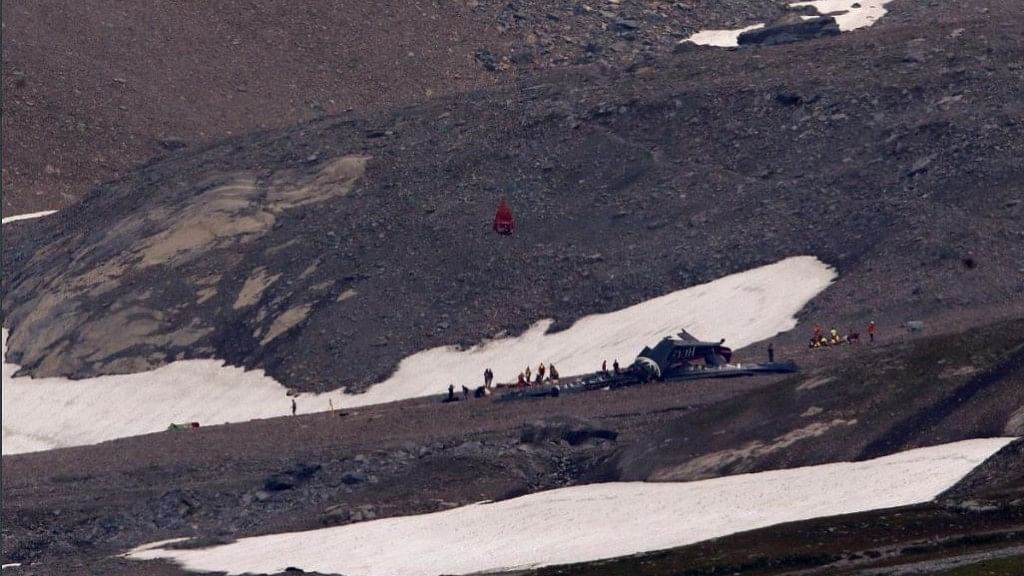 Up to 20 people are feared dead after a vintage World War II aircraft crashed into a Swiss mountainside.&nbsp;