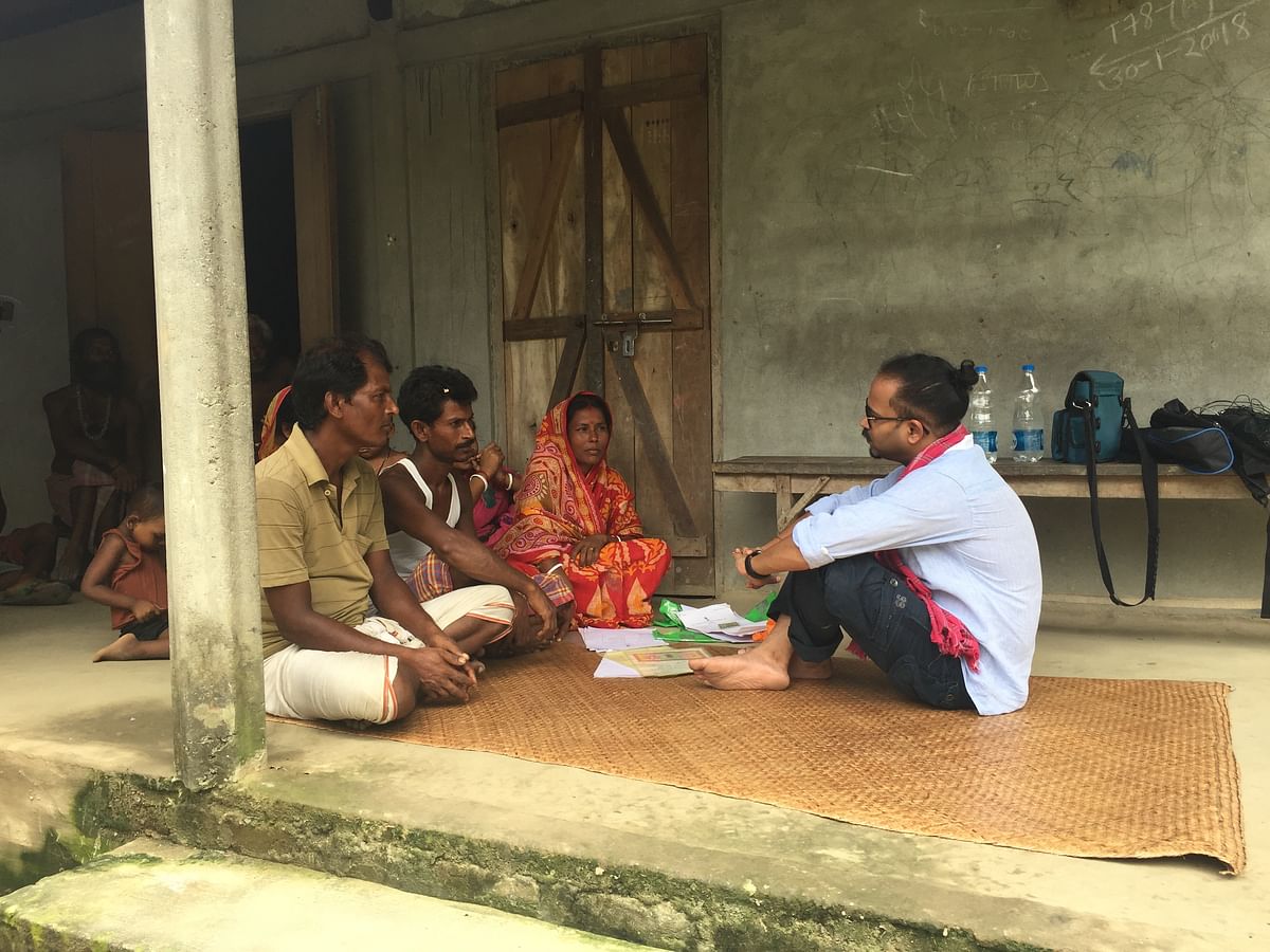 The personal journey of a journalist who travels back to his home in Assam to find out if he’s in the NRC.