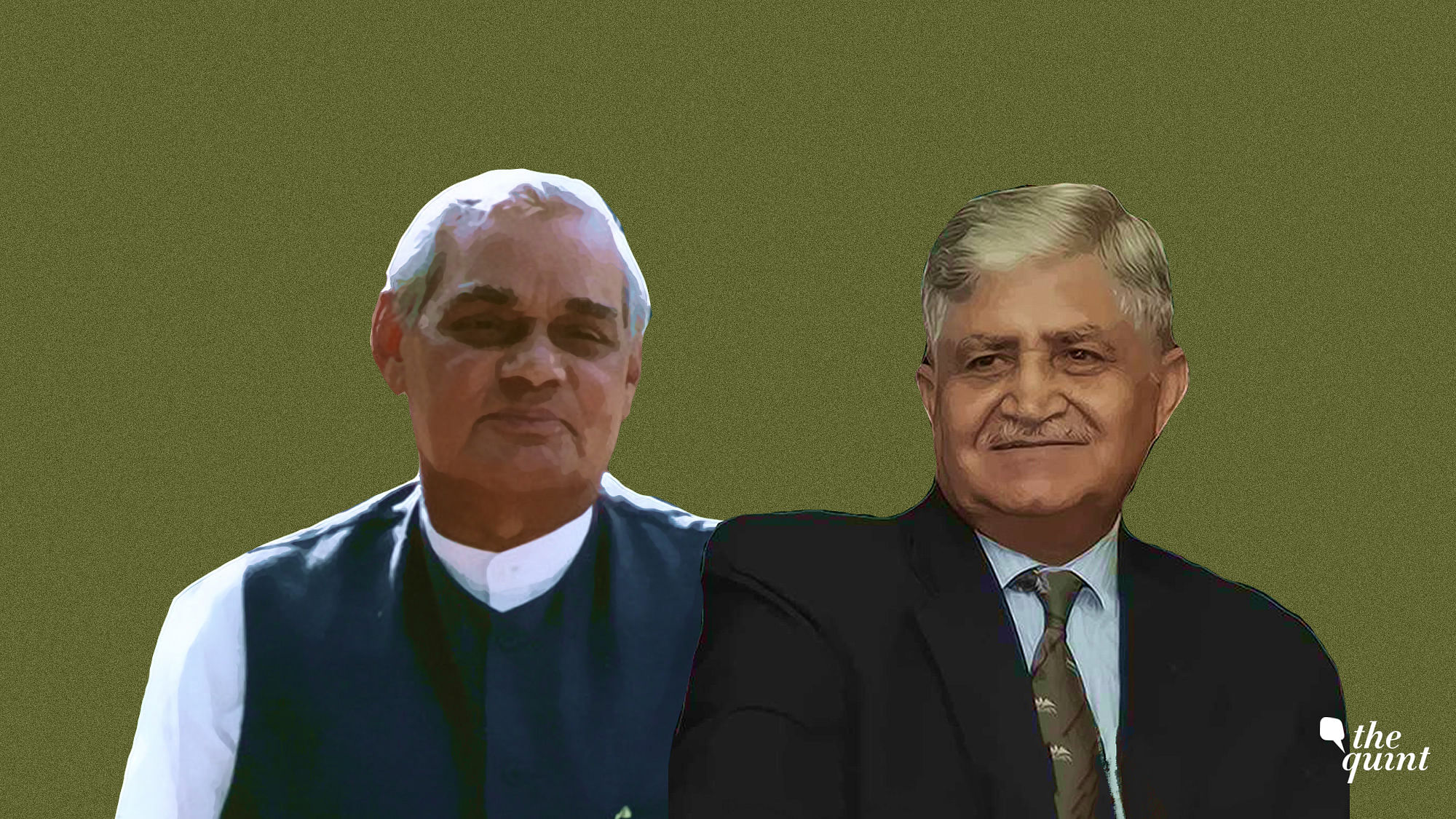 Former Prime Minister Atal Bihari Vajpayee and Former Chief of Army Staff General (Retd.) Ved Prakash Malik.&nbsp;