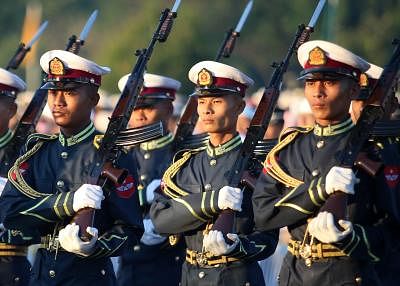Myanmar military. (File Photo: Xinhua/U Aung/IANS)