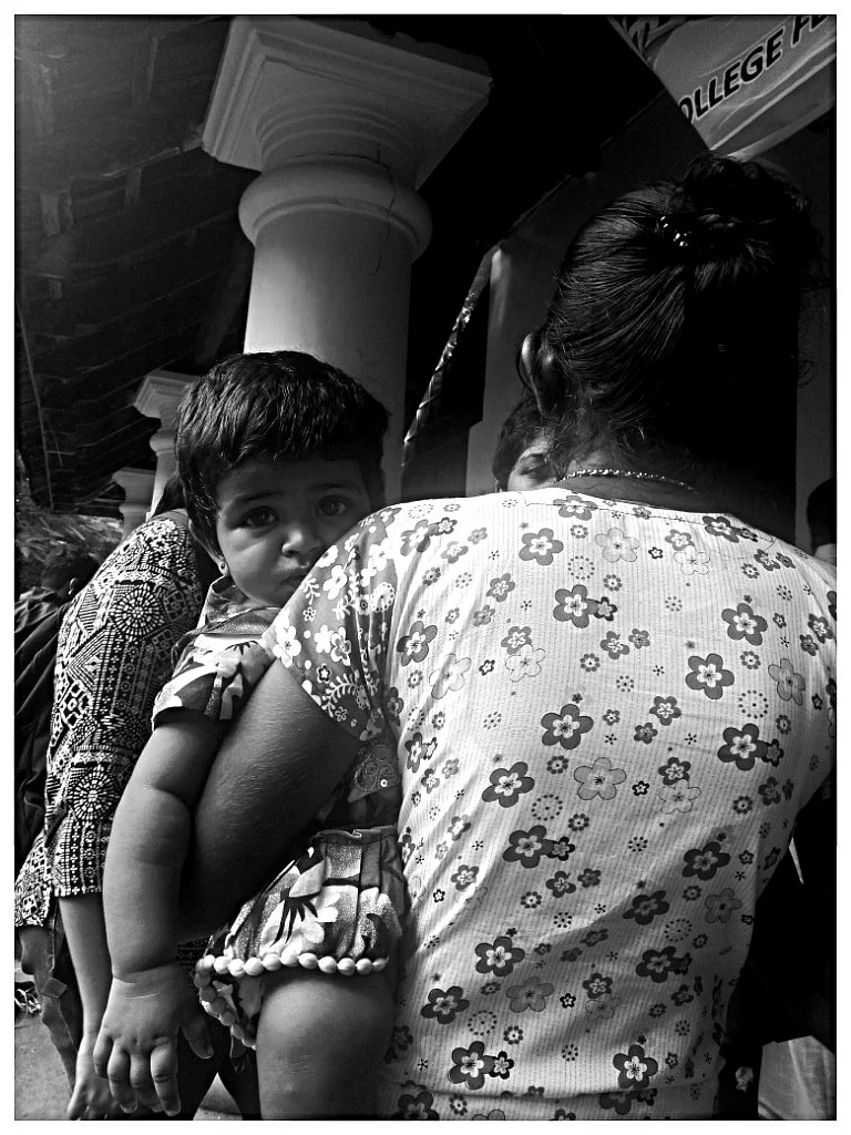 Suvi along with her one-year-old daughter.